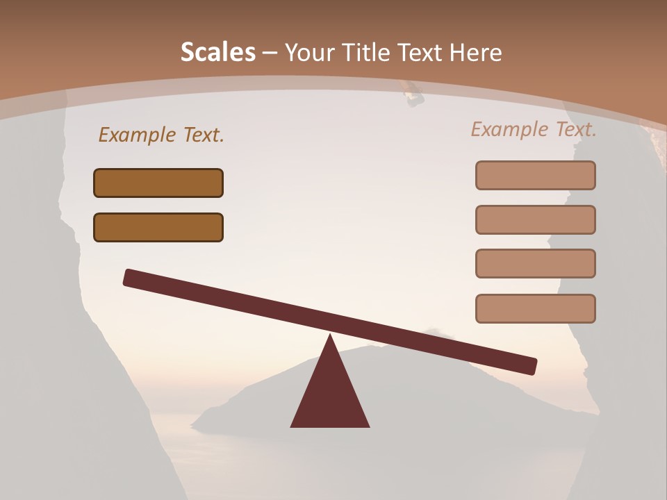 Landscape Kalymnos Natural PowerPoint Template