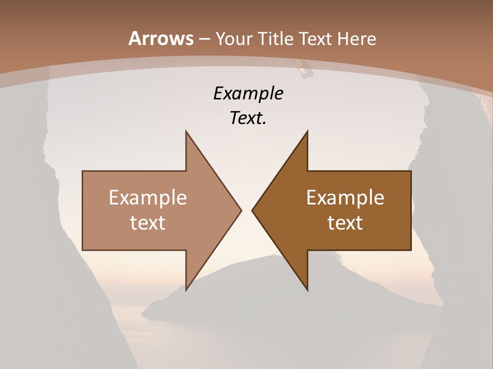 Landscape Kalymnos Natural PowerPoint Template