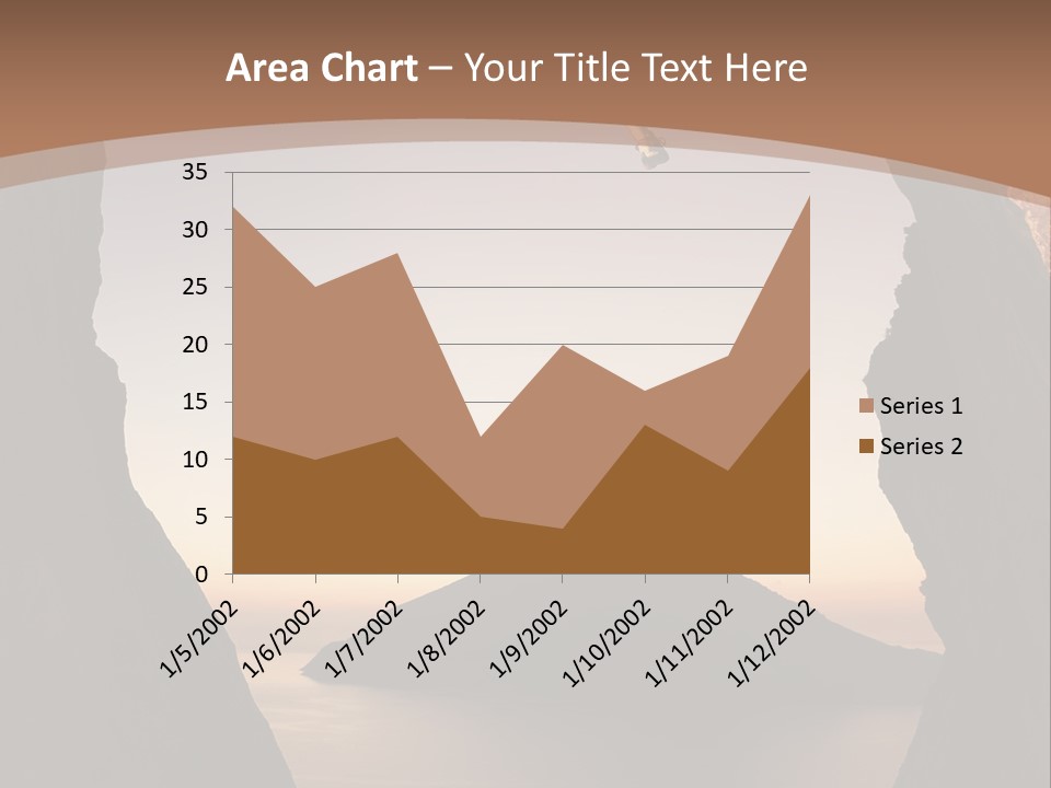 Landscape Kalymnos Natural PowerPoint Template