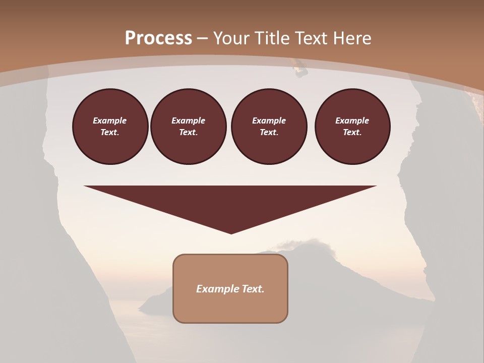 Landscape Kalymnos Natural PowerPoint Template