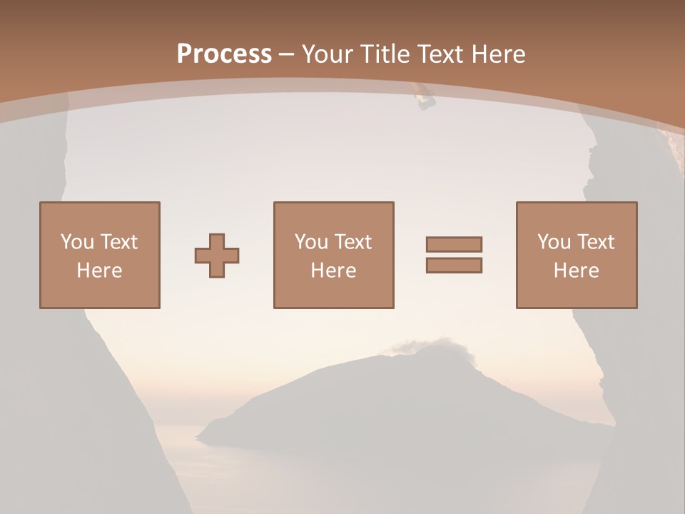 Landscape Kalymnos Natural PowerPoint Template
