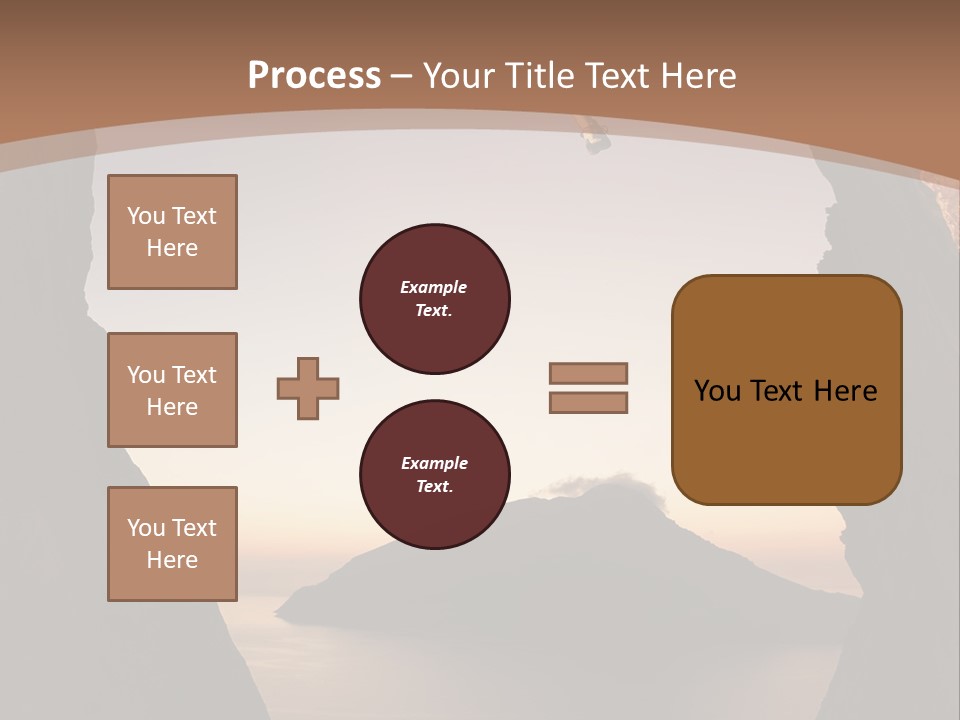 Landscape Kalymnos Natural PowerPoint Template