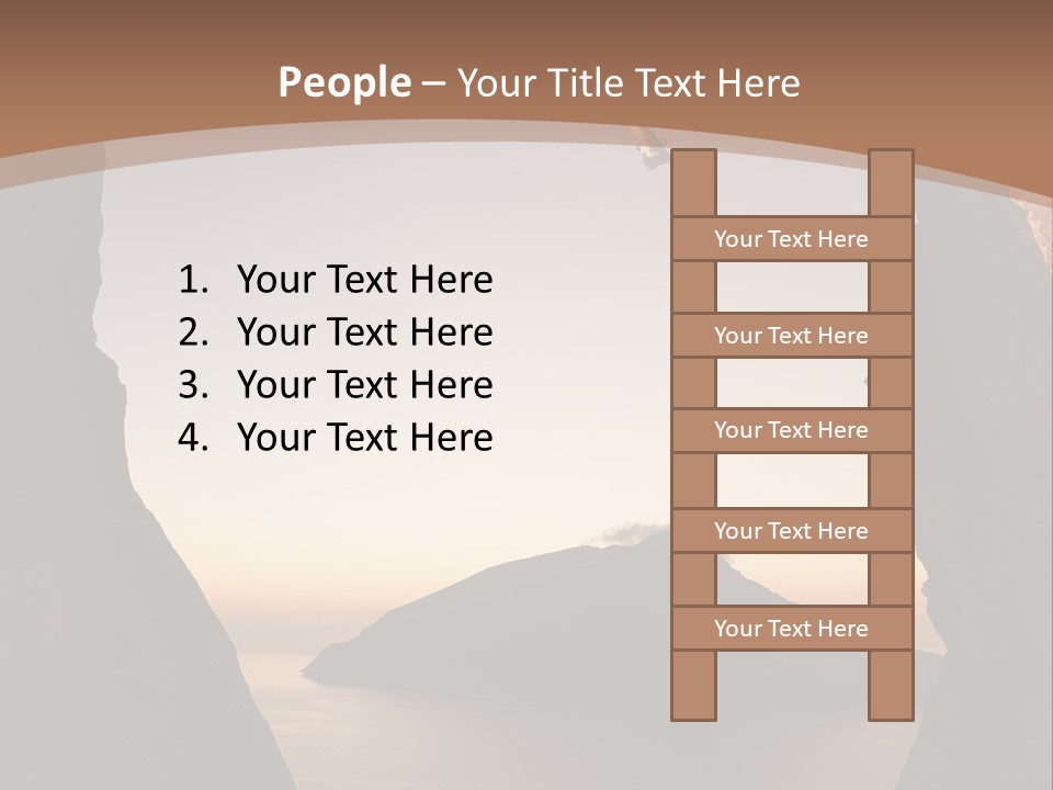 Landscape Kalymnos Natural PowerPoint Template