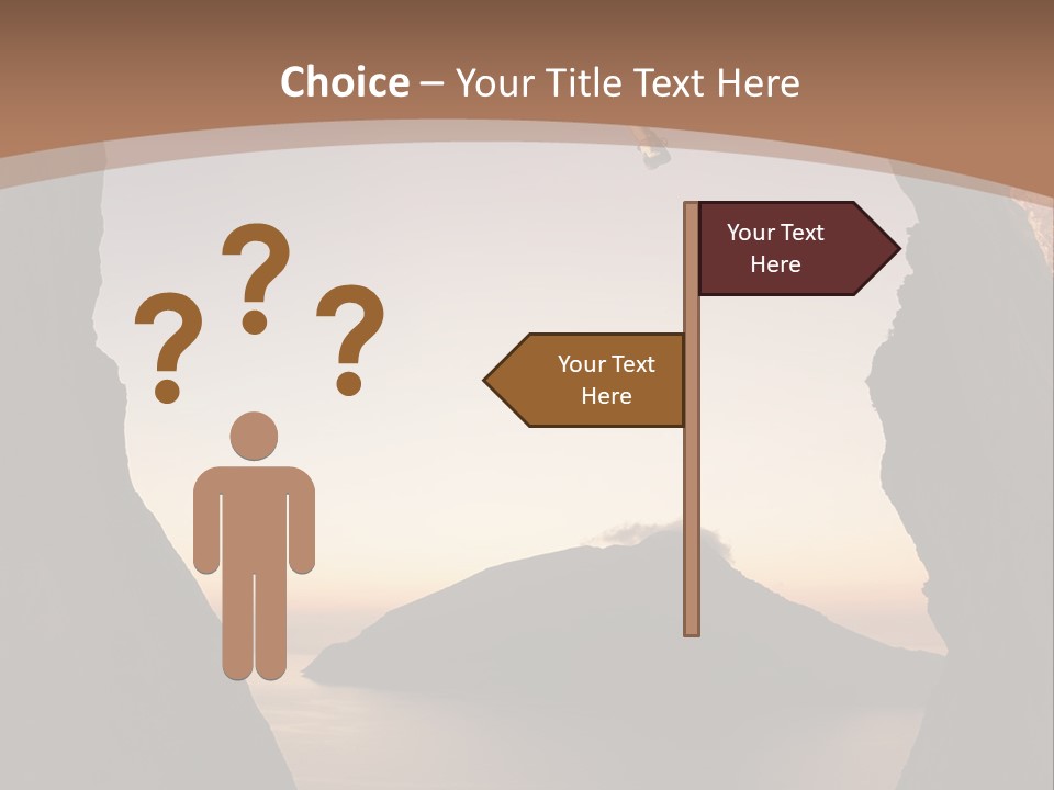 Landscape Kalymnos Natural PowerPoint Template