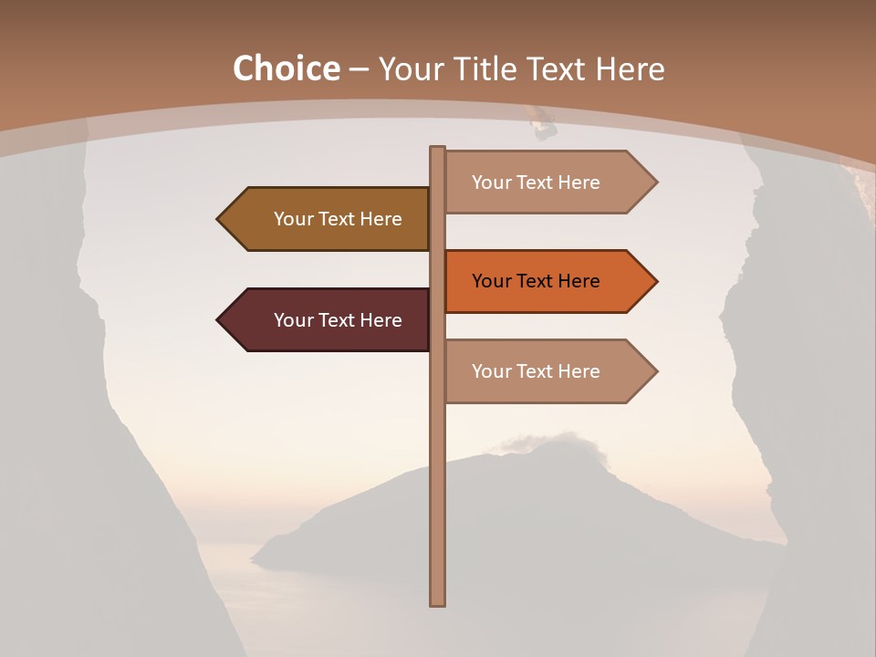 Landscape Kalymnos Natural PowerPoint Template