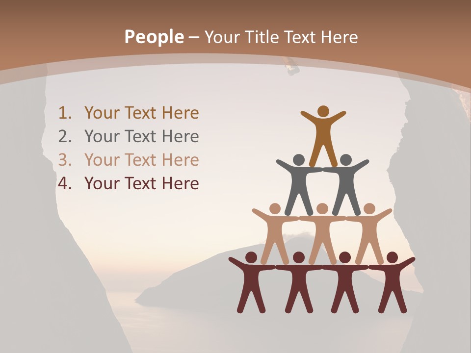 Landscape Kalymnos Natural PowerPoint Template