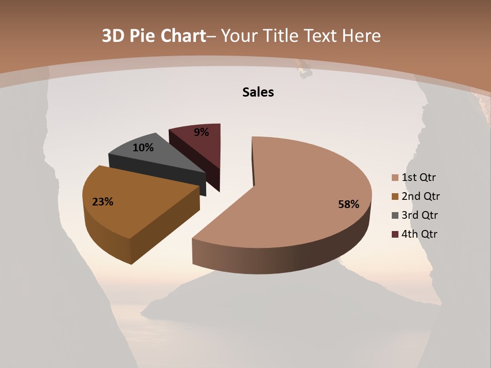 Landscape Kalymnos Natural PowerPoint Template