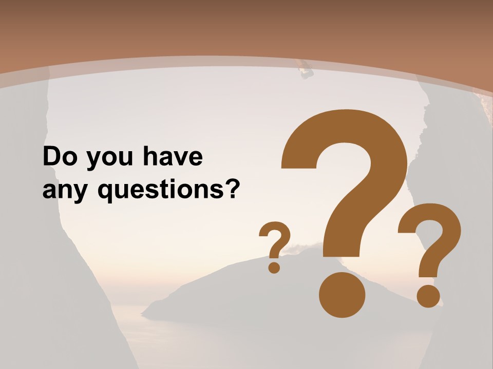 Landscape Kalymnos Natural PowerPoint Template