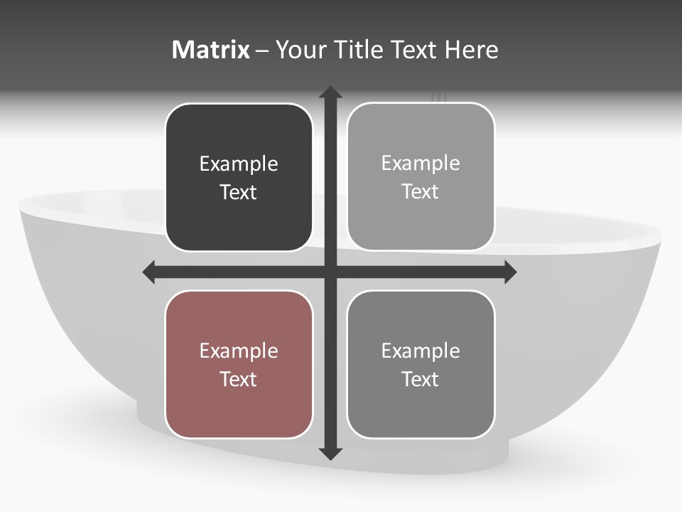White Nobody Design PowerPoint Template