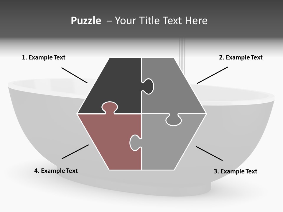 White Nobody Design PowerPoint Template