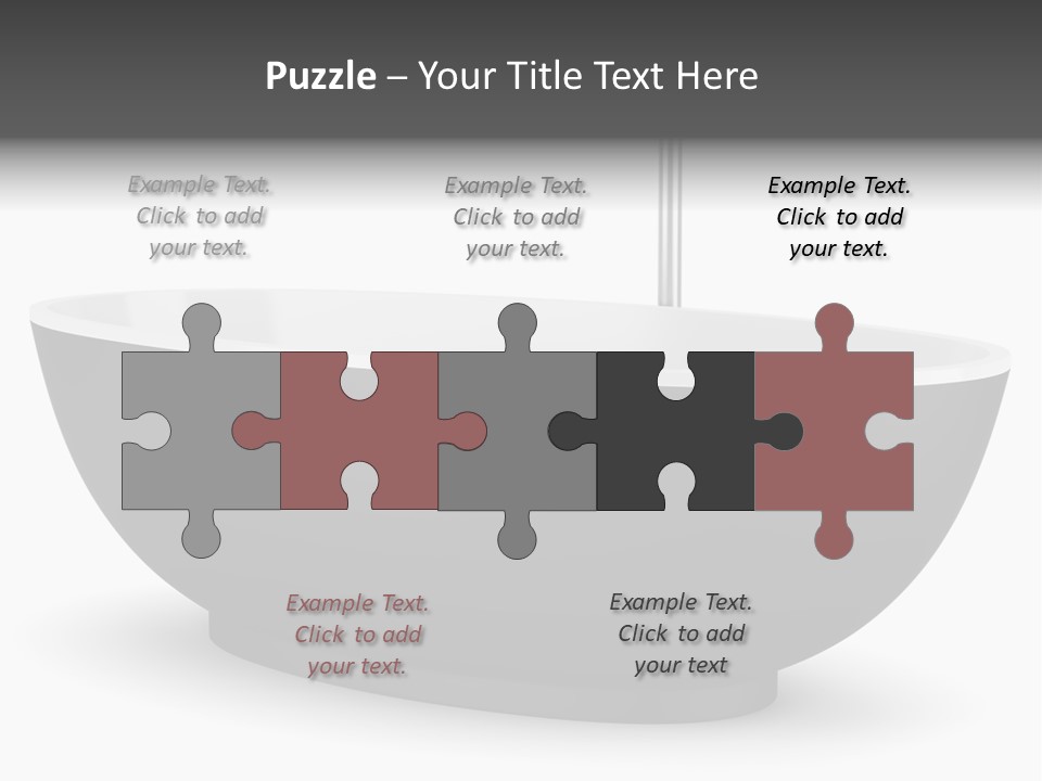 White Nobody Design PowerPoint Template