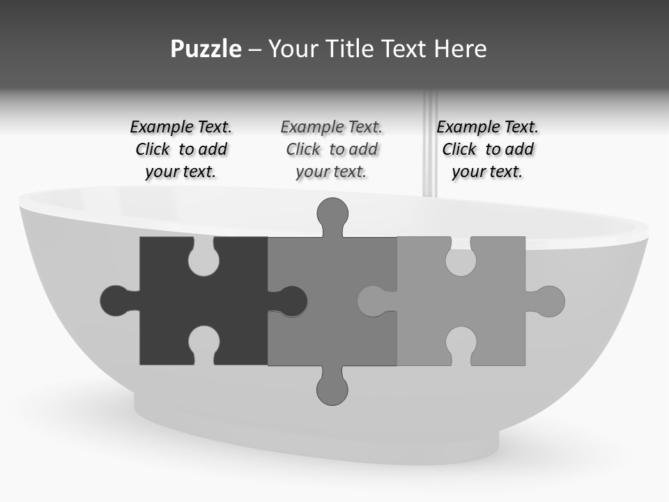 White Nobody Design PowerPoint Template