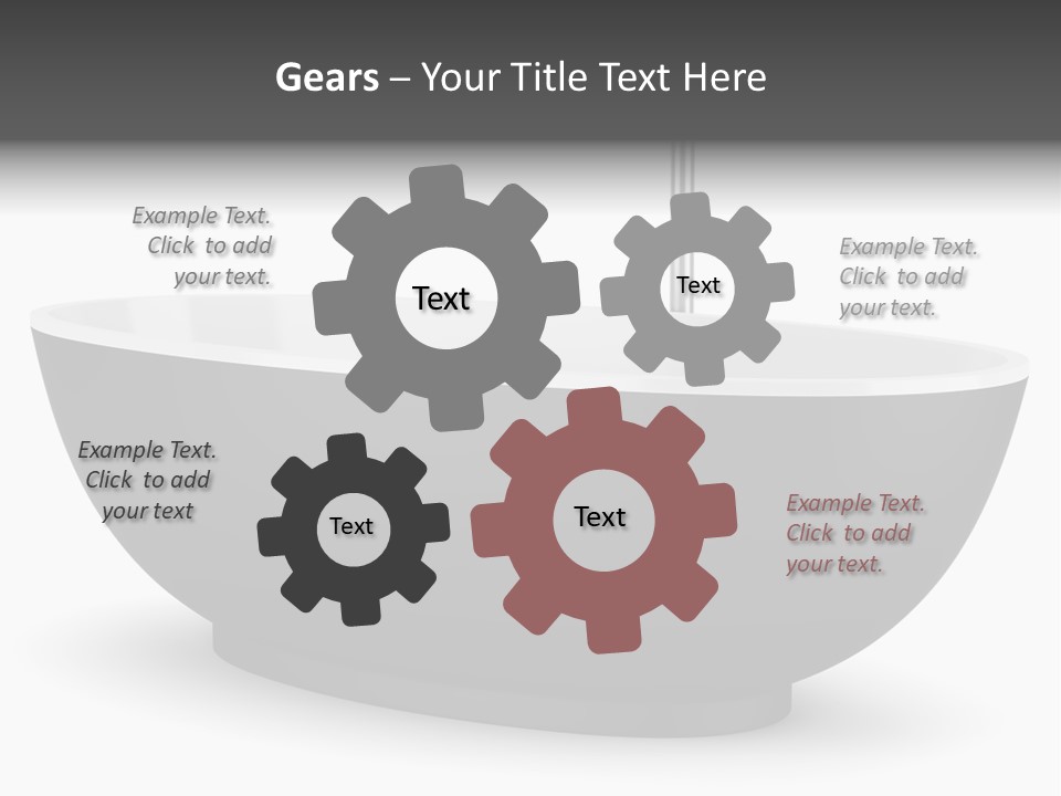 White Nobody Design PowerPoint Template