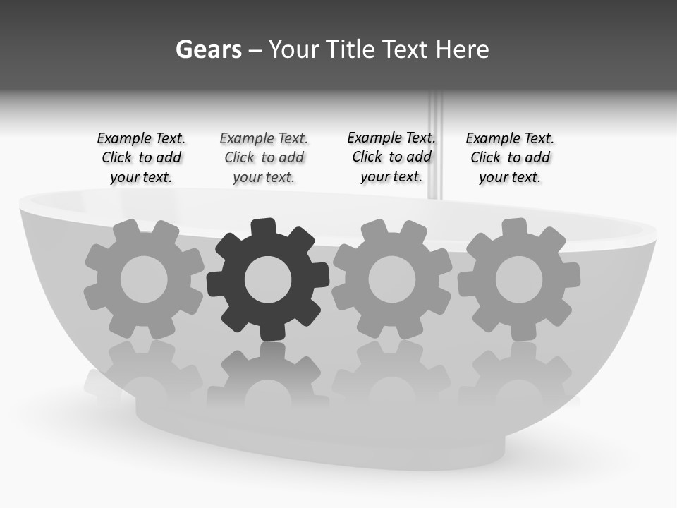 White Nobody Design PowerPoint Template