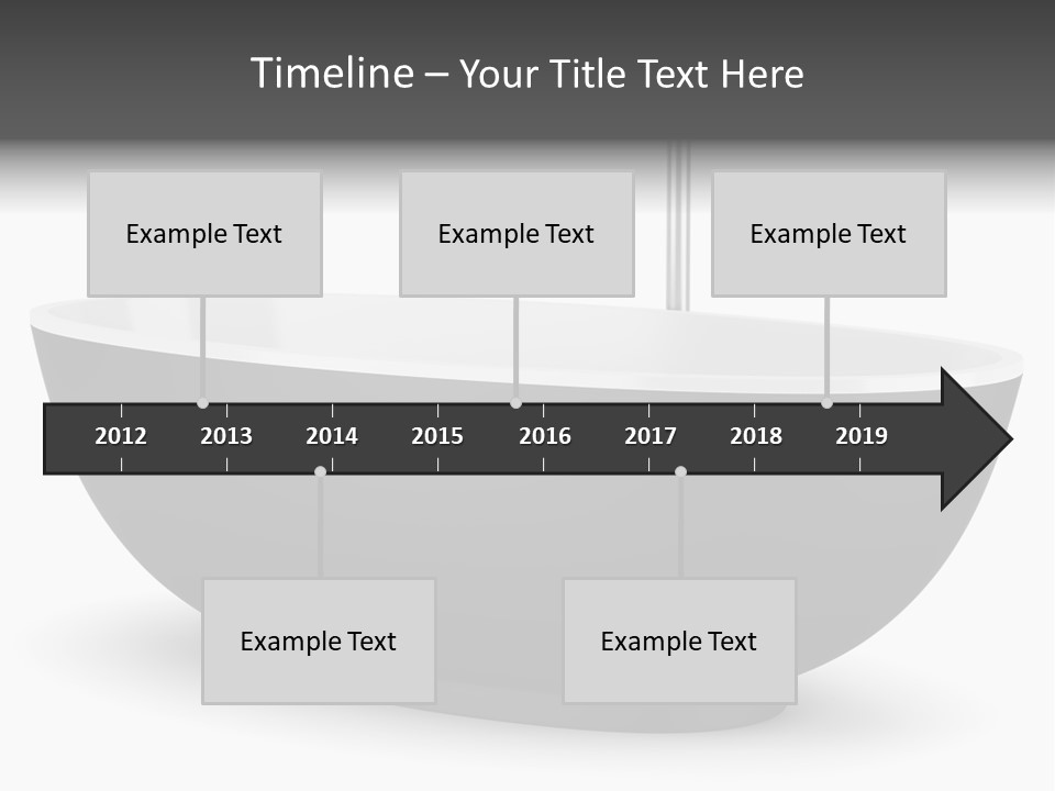 White Nobody Design PowerPoint Template