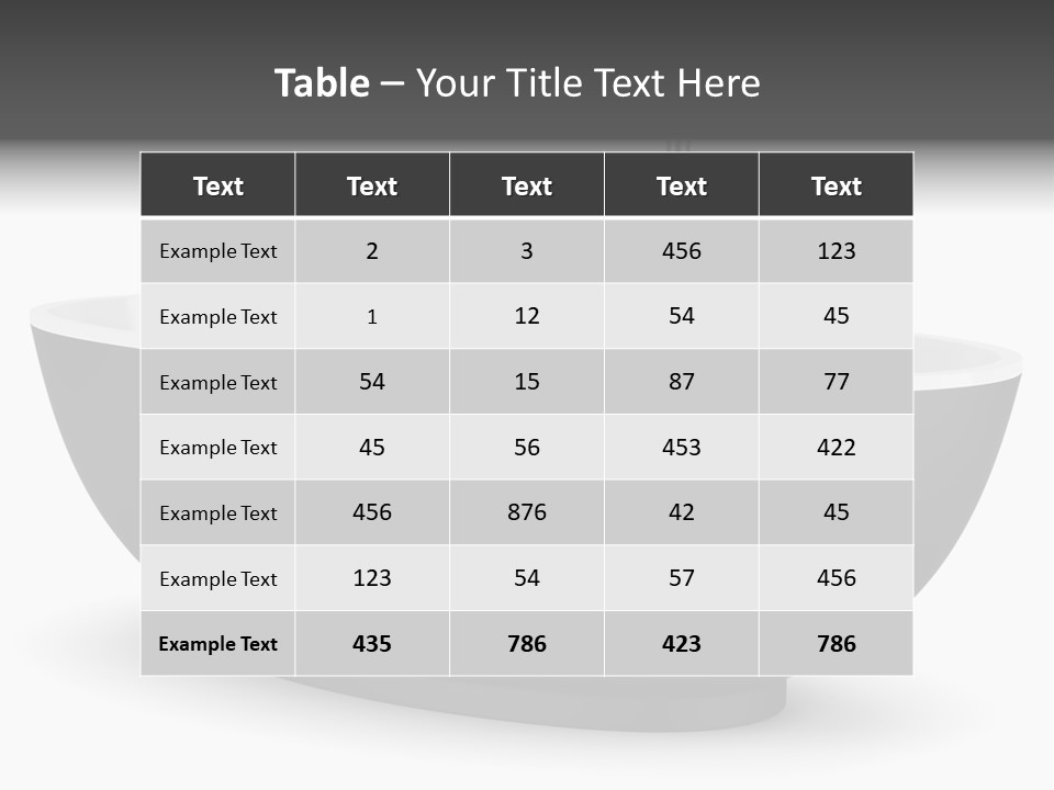 White Nobody Design PowerPoint Template