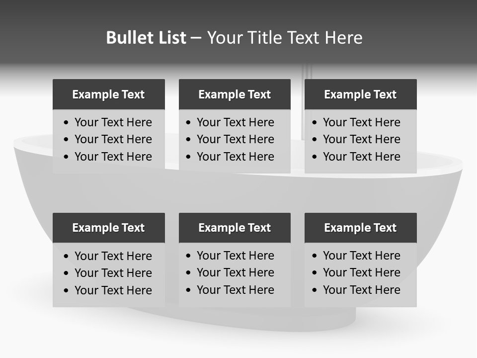White Nobody Design PowerPoint Template