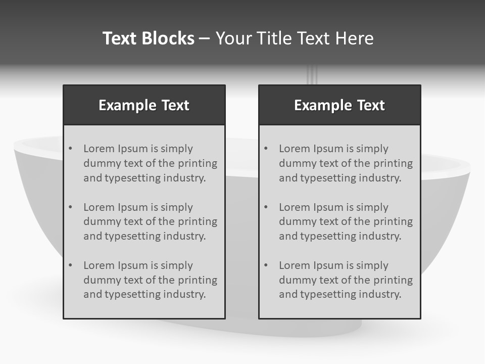 White Nobody Design PowerPoint Template