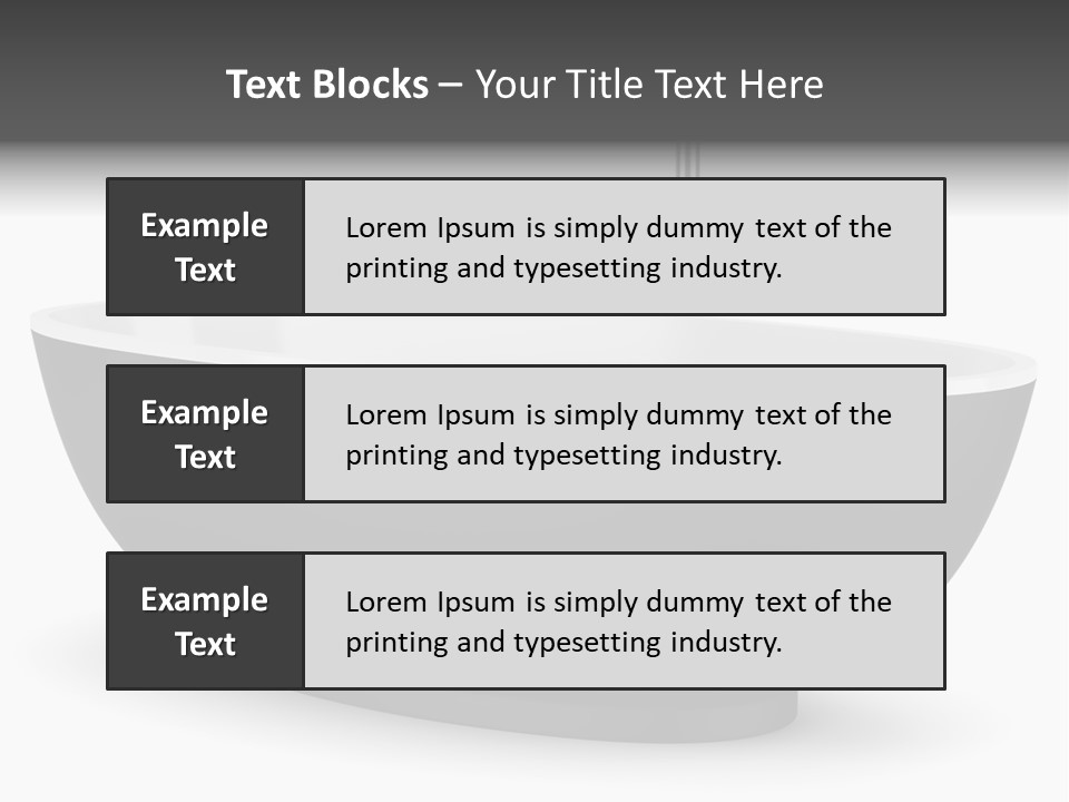 White Nobody Design PowerPoint Template