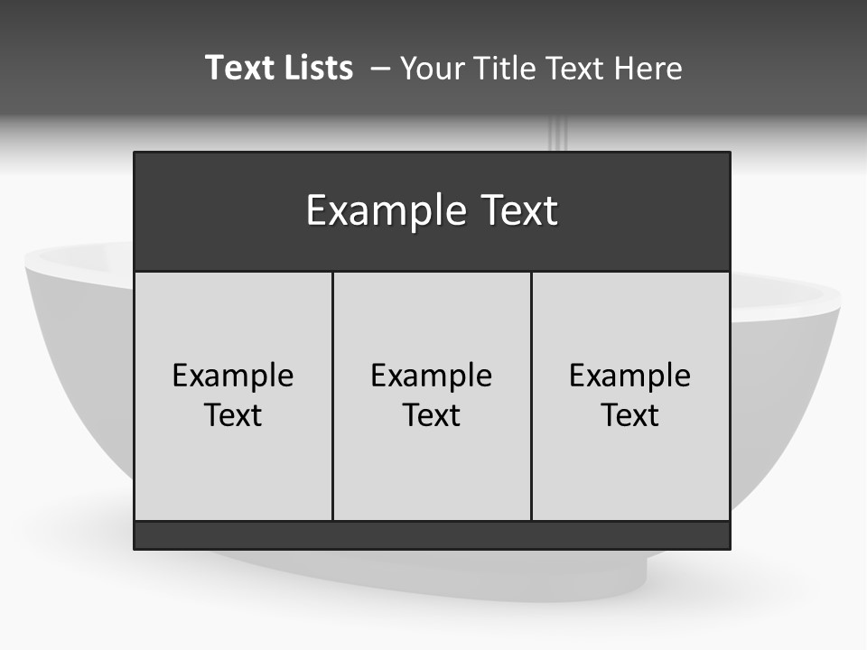 White Nobody Design PowerPoint Template