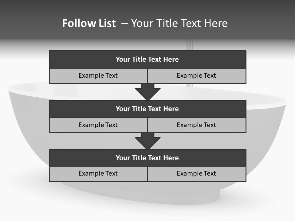 White Nobody Design PowerPoint Template