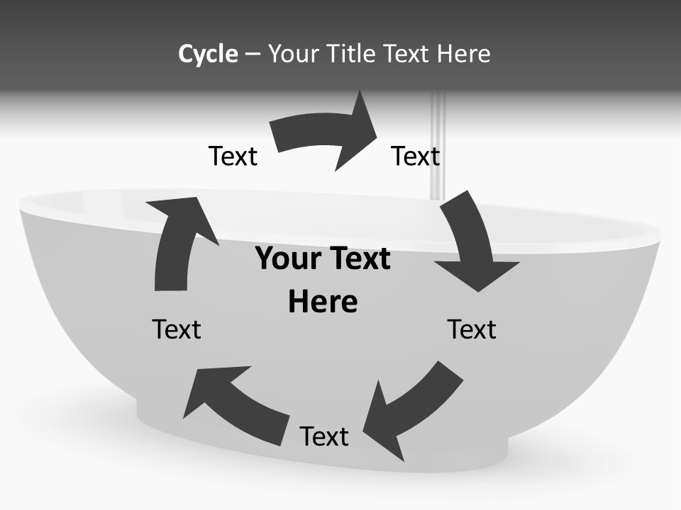 White Nobody Design PowerPoint Template