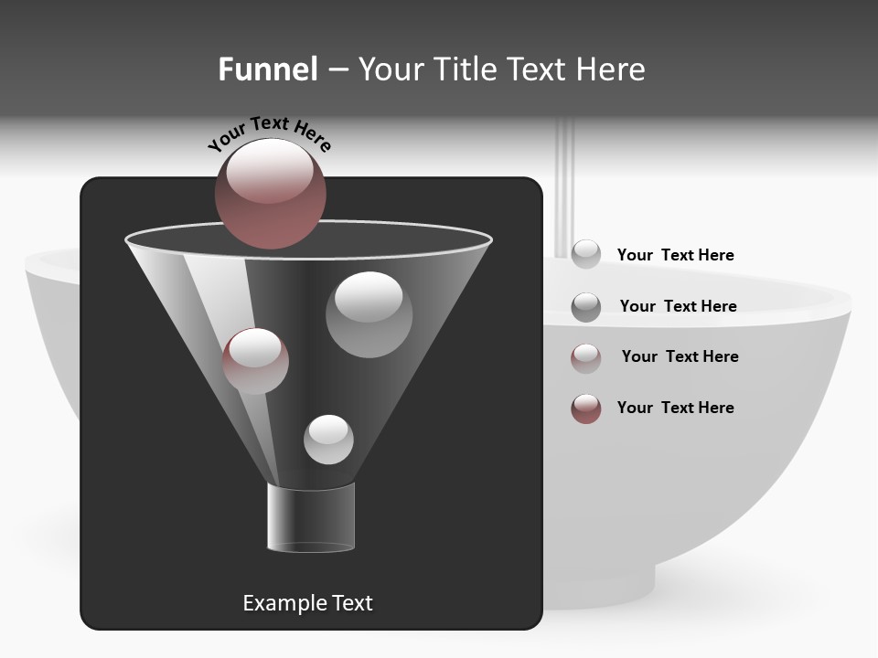 White Nobody Design PowerPoint Template