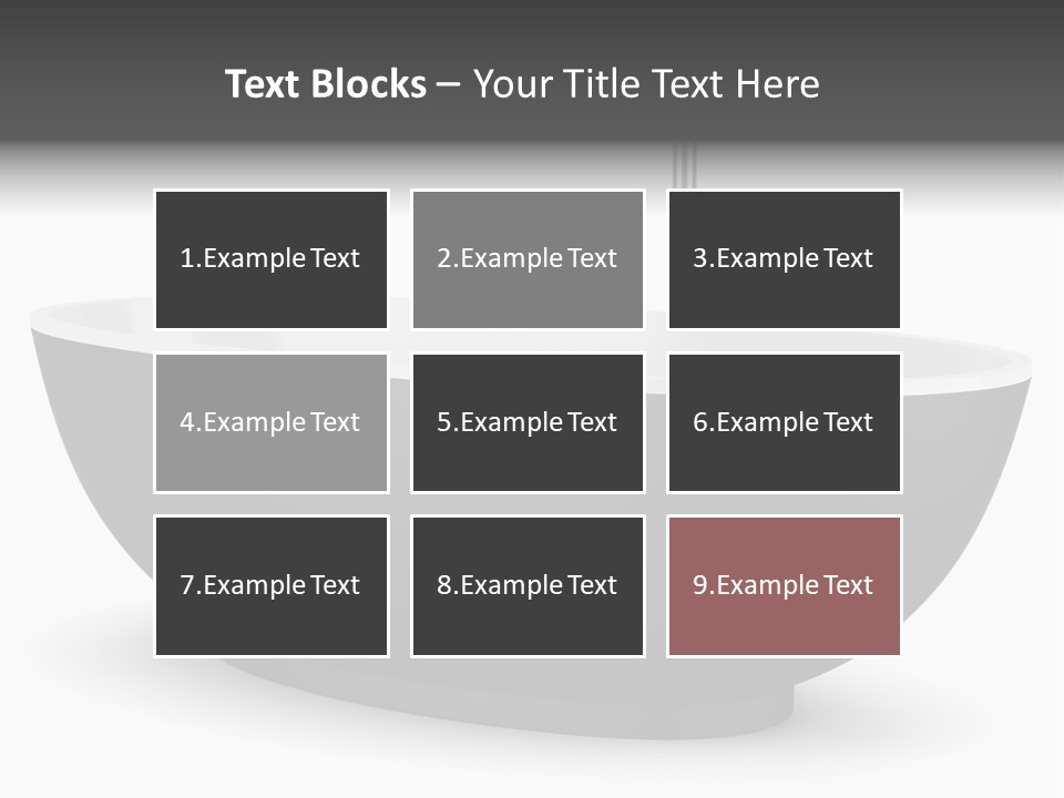 White Nobody Design PowerPoint Template