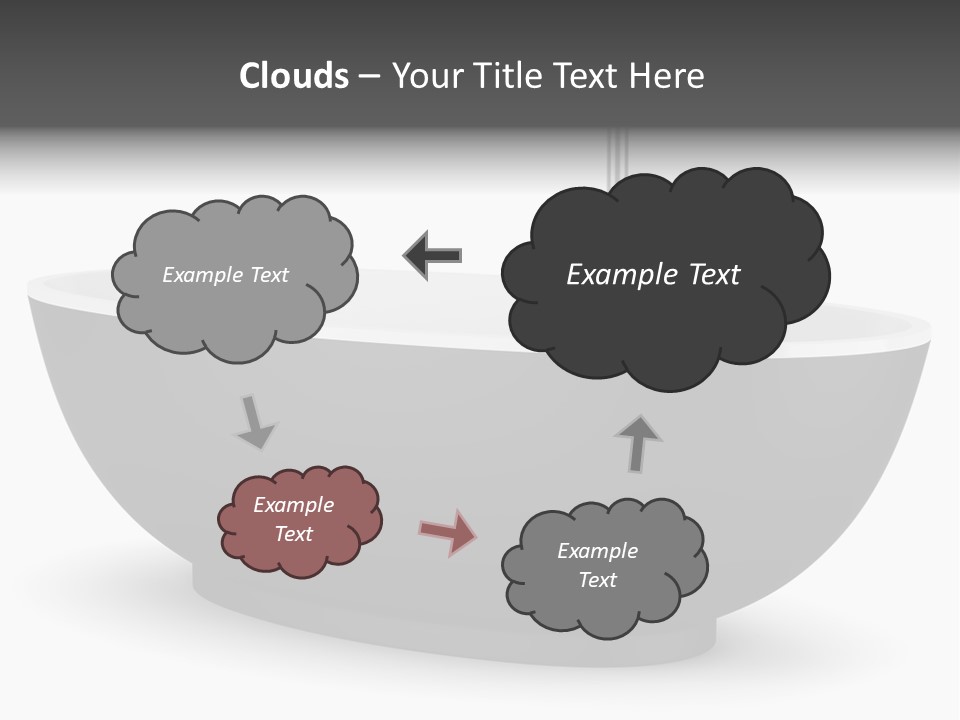 White Nobody Design PowerPoint Template