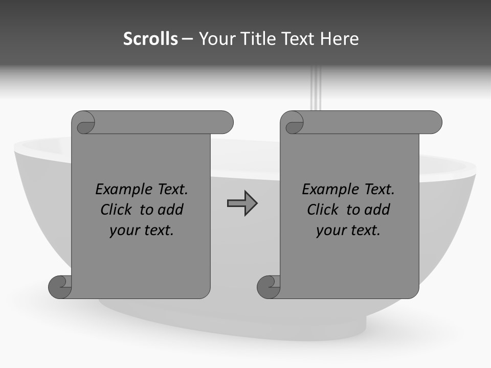 White Nobody Design PowerPoint Template