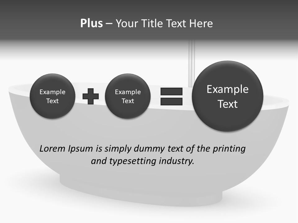 White Nobody Design PowerPoint Template