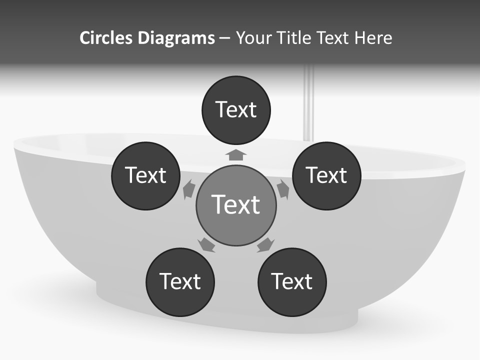 White Nobody Design PowerPoint Template