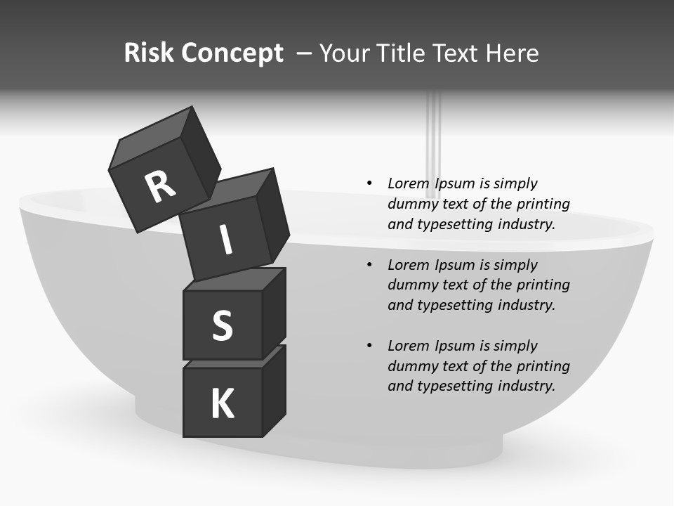 White Nobody Design PowerPoint Template