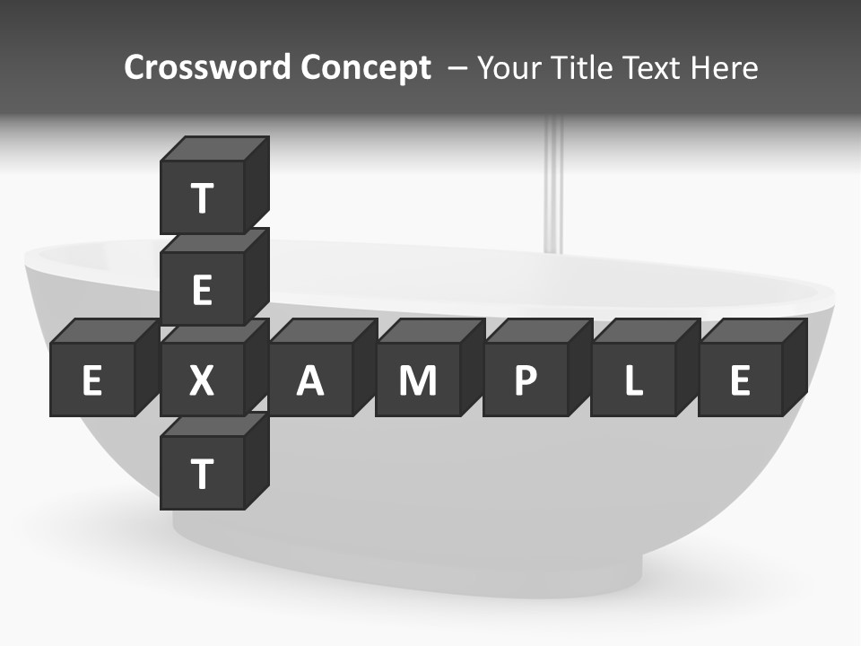 White Nobody Design PowerPoint Template