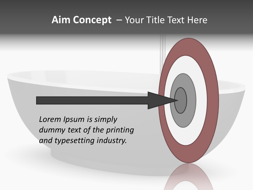 White Nobody Design PowerPoint Template