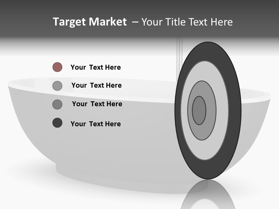 White Nobody Design PowerPoint Template