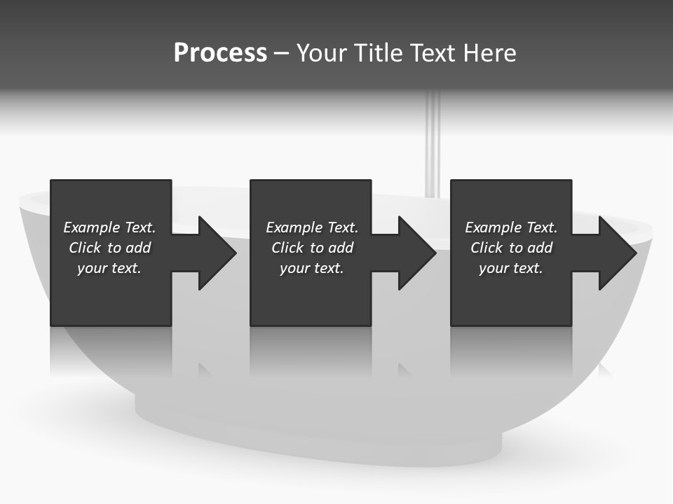 White Nobody Design PowerPoint Template