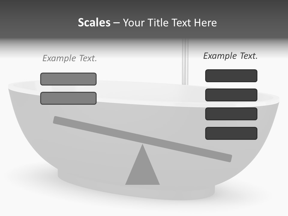White Nobody Design PowerPoint Template