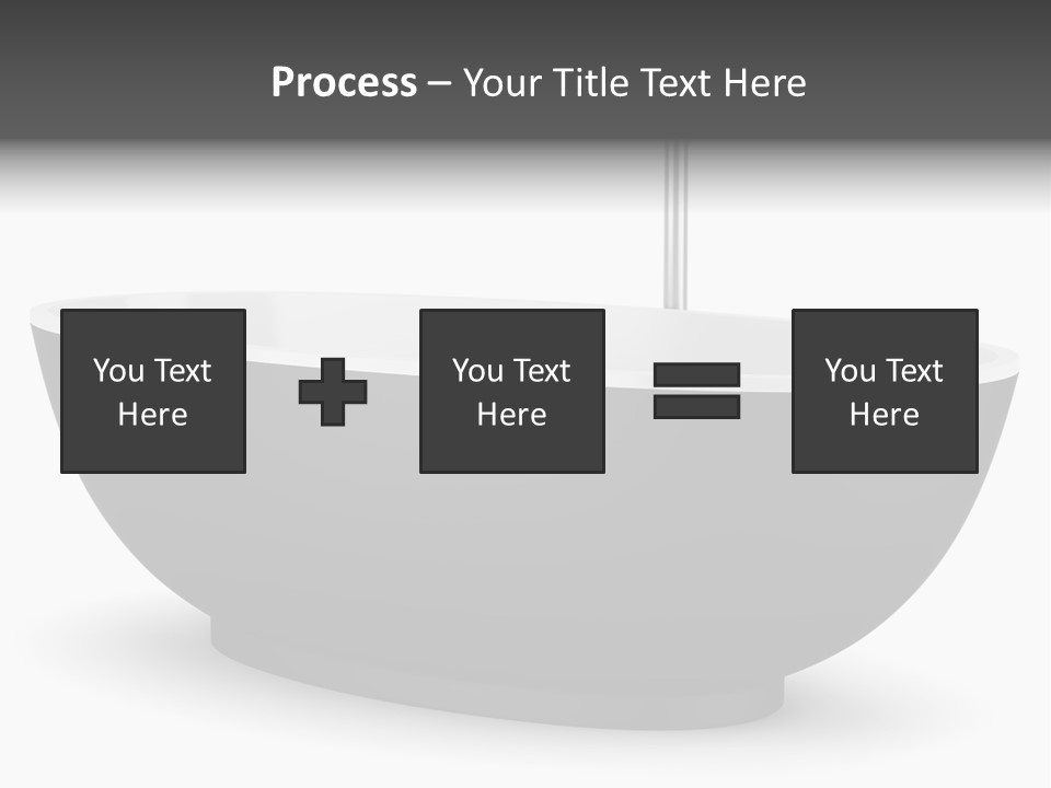 White Nobody Design PowerPoint Template