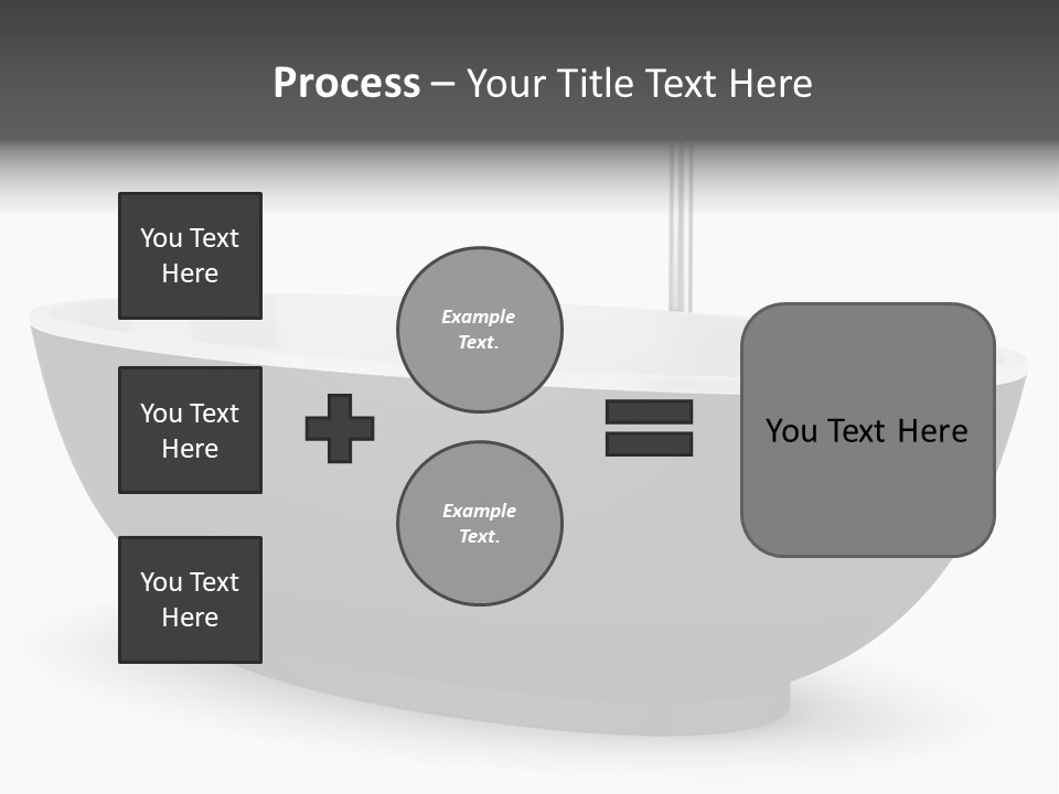 White Nobody Design PowerPoint Template