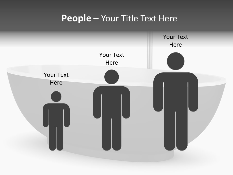 White Nobody Design PowerPoint Template