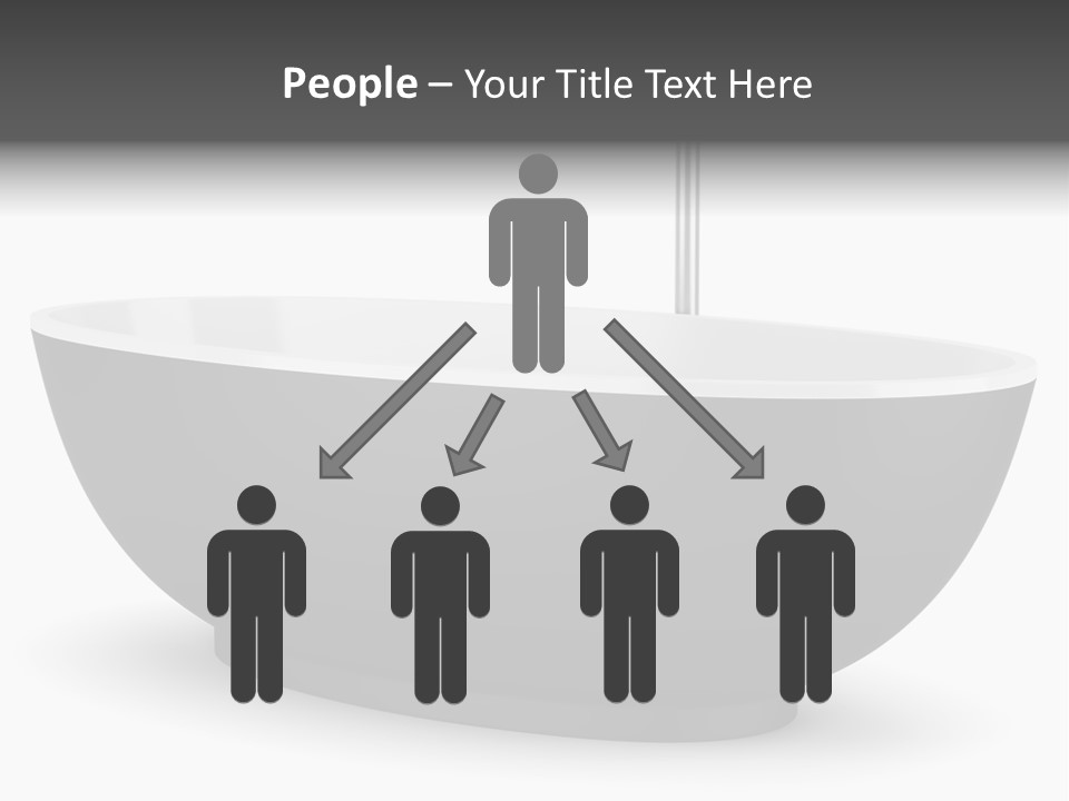 White Nobody Design PowerPoint Template