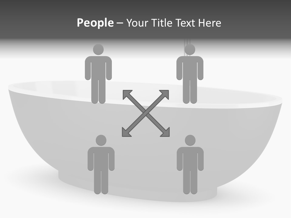 White Nobody Design PowerPoint Template