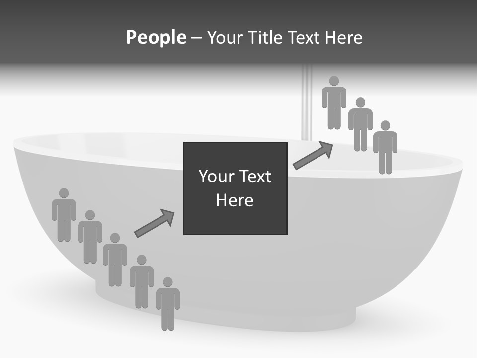 White Nobody Design PowerPoint Template