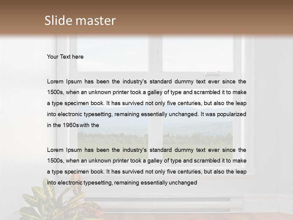 Day Living Beautiful PowerPoint Template