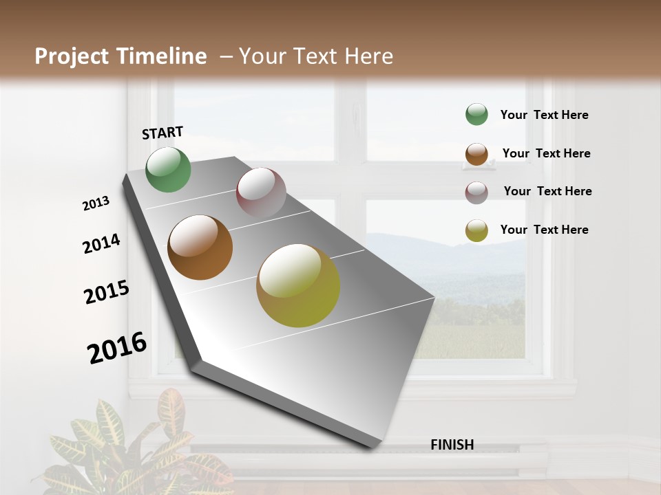 Day Living Beautiful PowerPoint Template