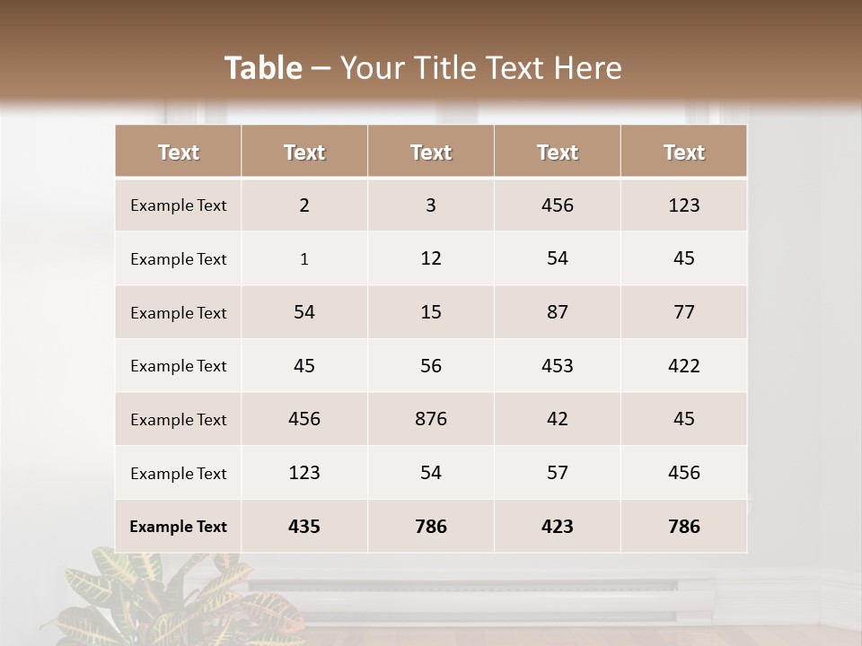 Day Living Beautiful PowerPoint Template