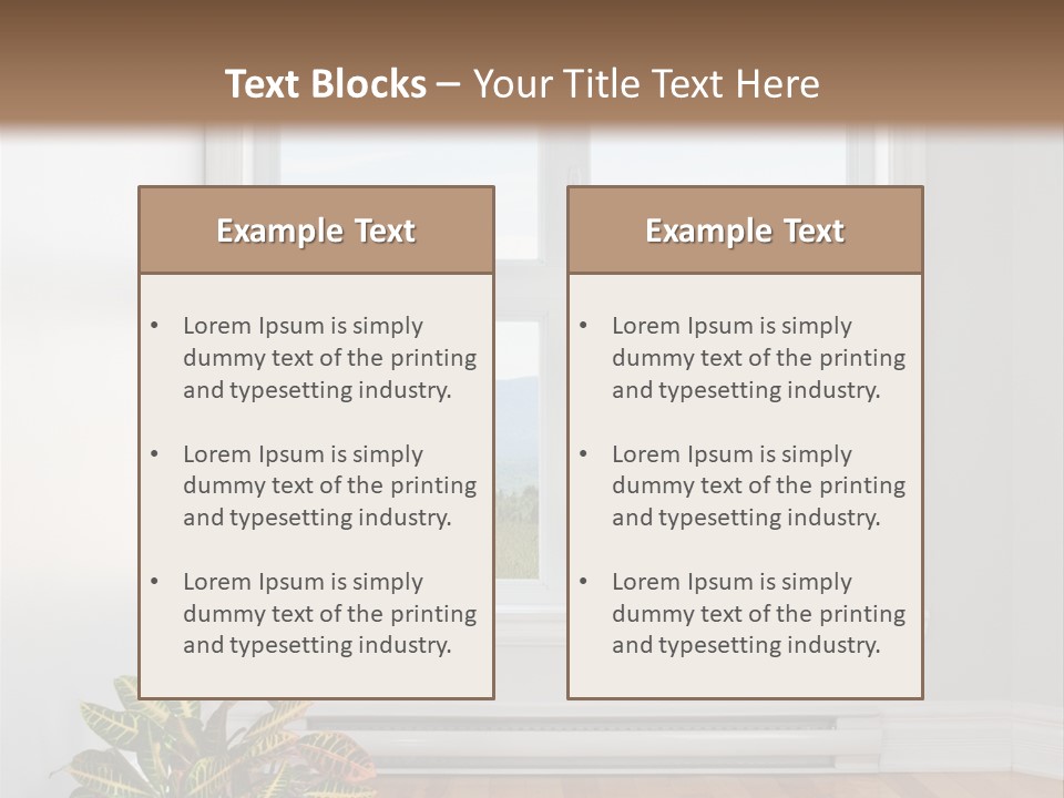 Day Living Beautiful PowerPoint Template
