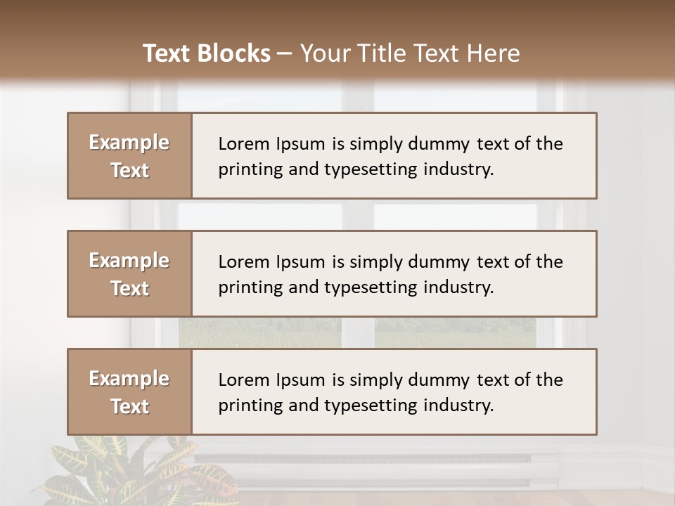 Day Living Beautiful PowerPoint Template