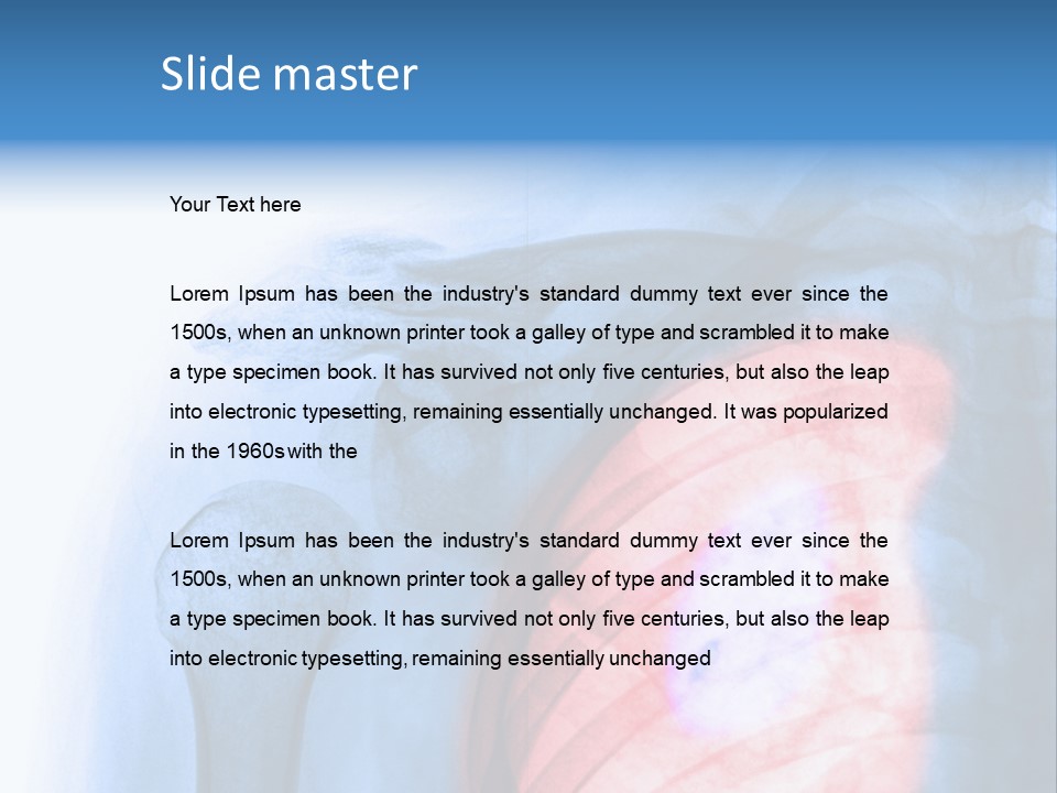 Image Torso Smile PowerPoint Template